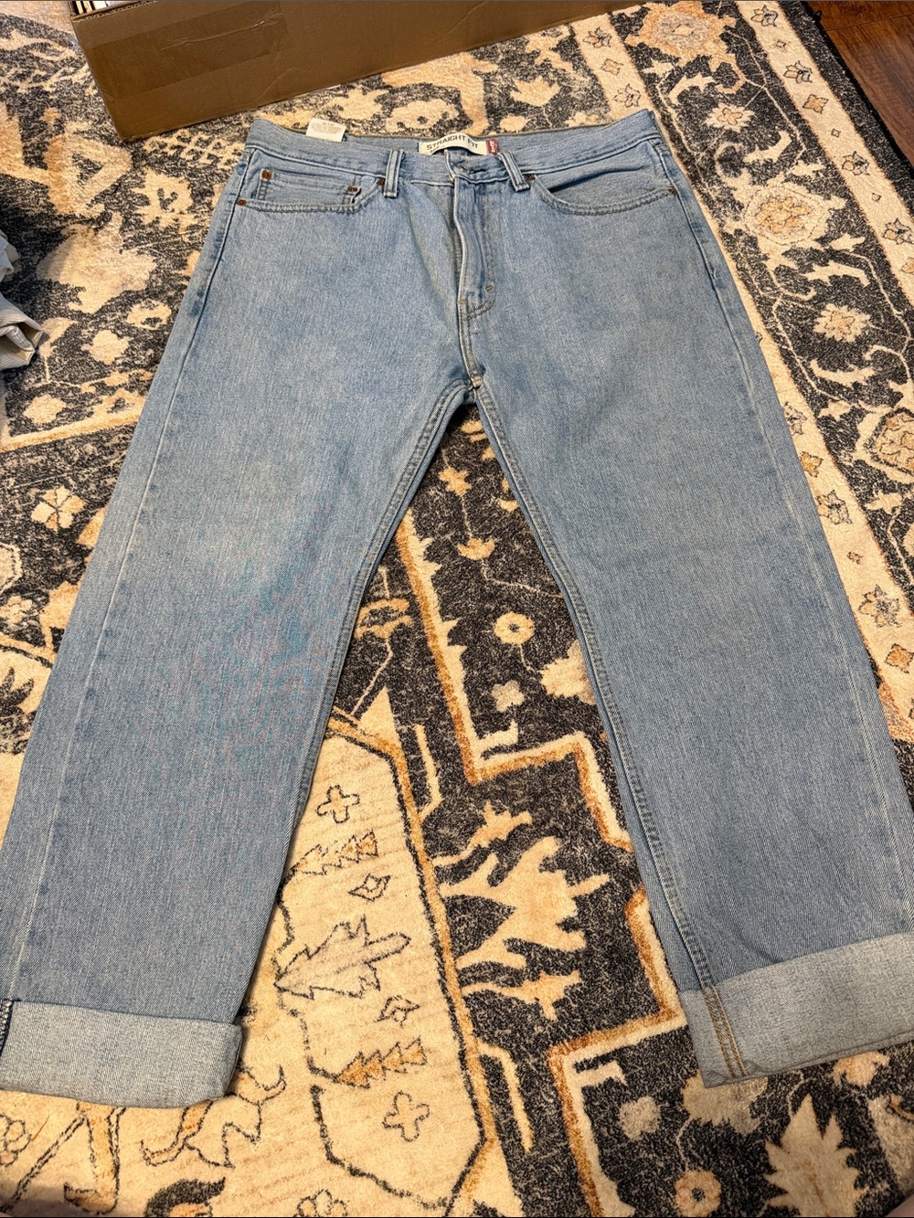 Levi’s Light Wash Straight Leg Jeans